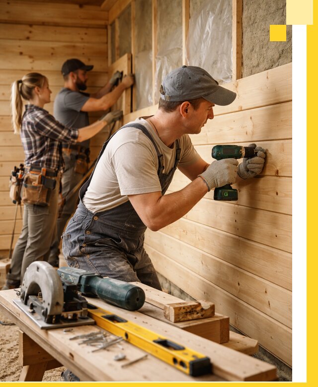 Обшивка бань под ключ в Устях-Джегуте: отделка стен и потолков