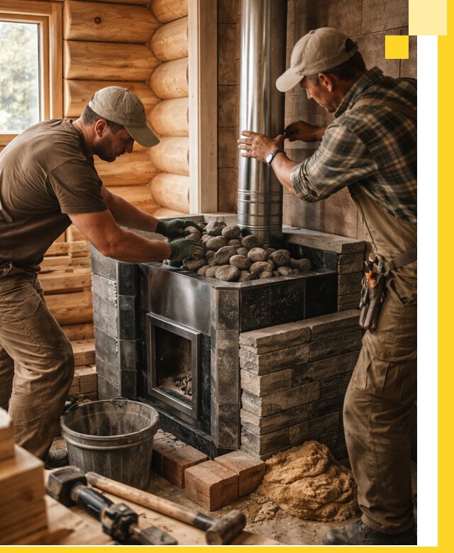 Строительство и отделка русских бань под ключ в Устях-Джегуте