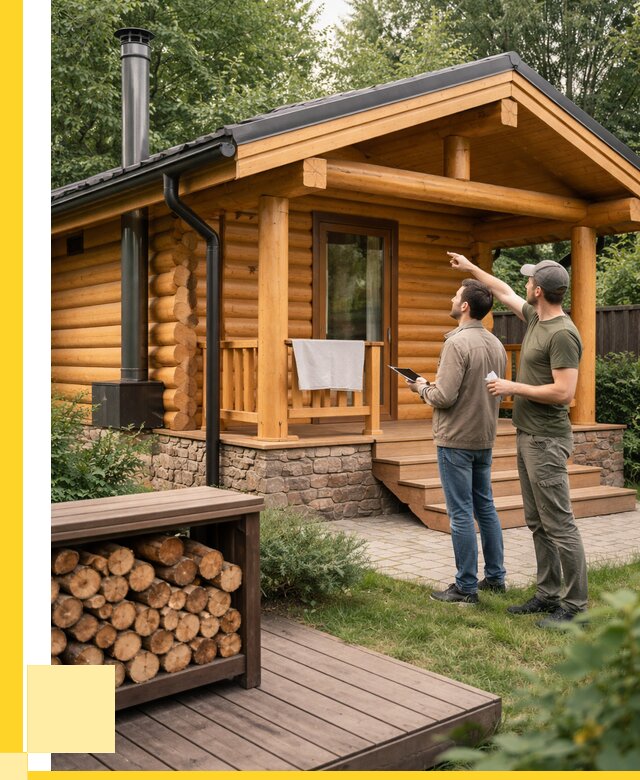 Бани для дачи под ключ в Устях-Джегуте от 253075 р. | ЭриданСтд