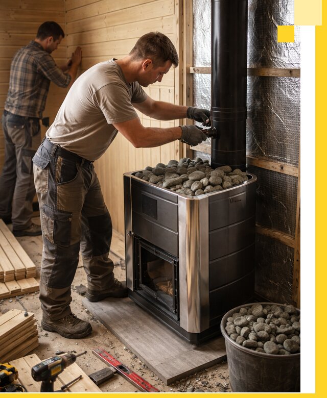 Проектирование и строительство парилок для бани в Устях-Джегуте под ключ