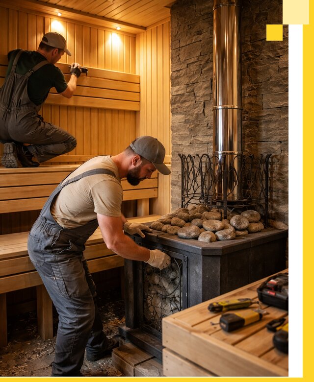 Комплексный дизайн бань, саун и зон отдыха в Устях-Джегуте