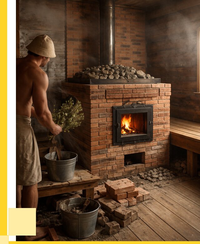 Кирпичные банные печи в Устях-Джегуте от 91107 р. | ЭриданСтд