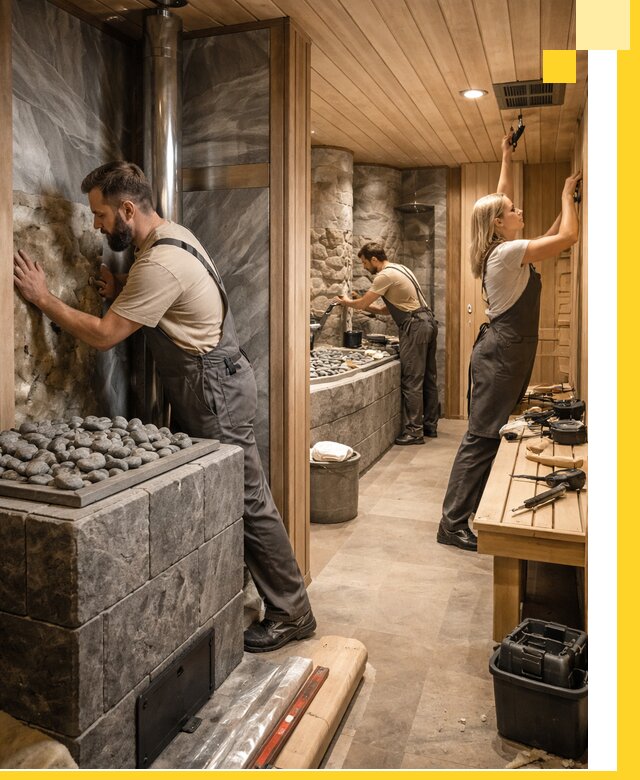 Строительство бань и SPA процедур в Устях-Джегуте под ключ и отделкой