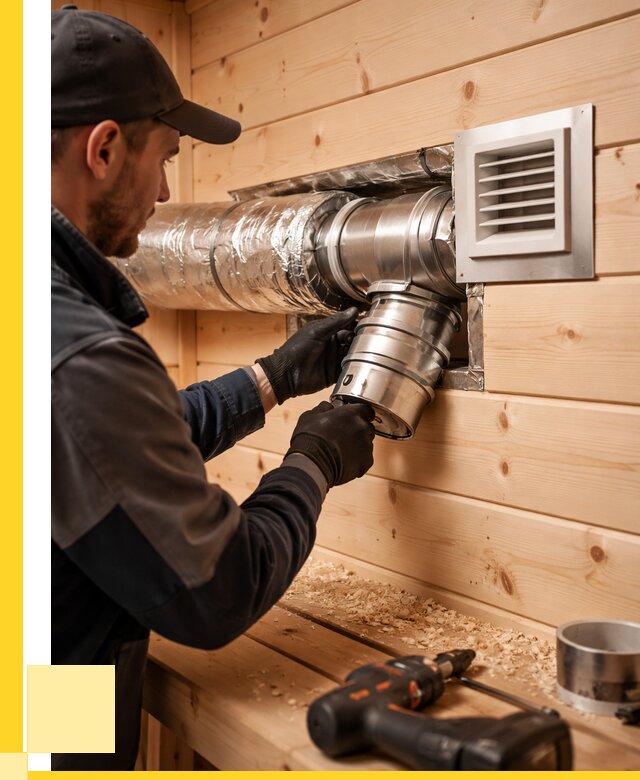 Монтаж вентиляции бани в Устях-Джегуте от 12148 р. | ЭриданСтд