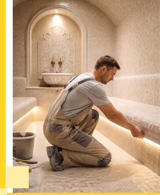 Отделка хамамов под ключ в Устях-Джегуте от 5568 р. | ЭриданСтд