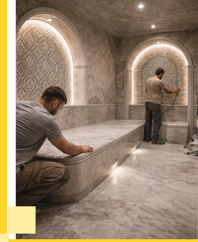 Турецкие бани под ключ в Устях-Джегуте от 253075 р. | ЭриданСтд