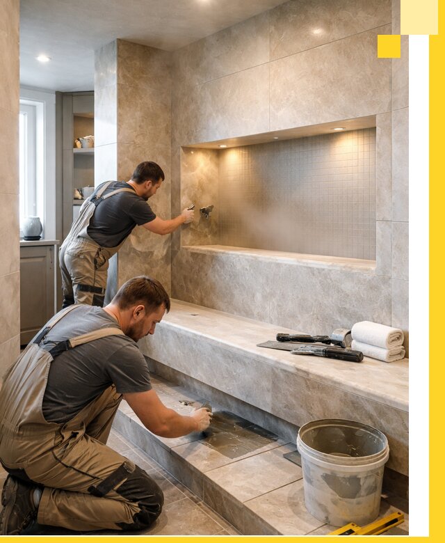 Профессиональное строительство хамама в квартире в Устях-Джегуте