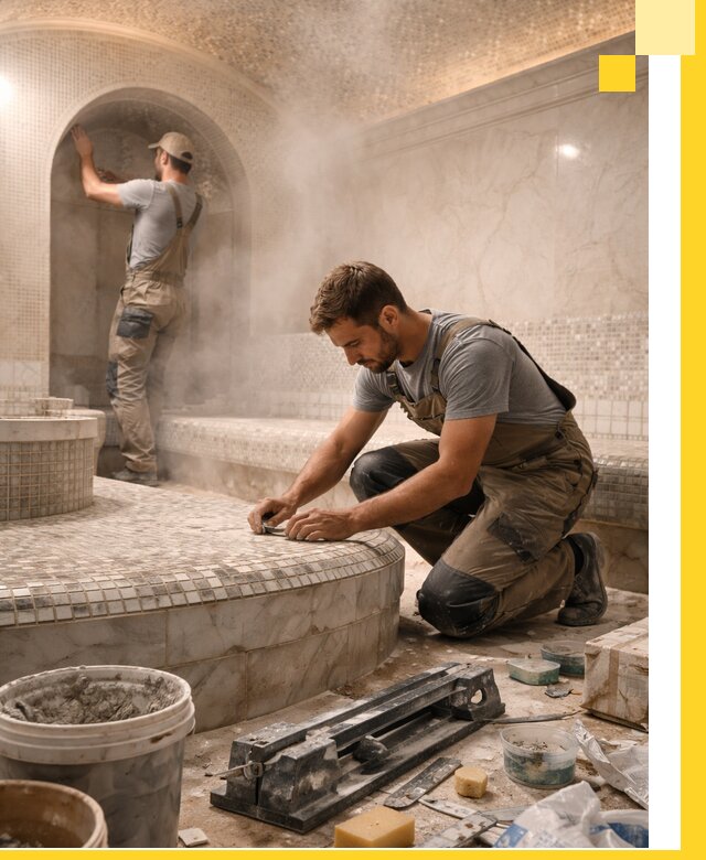 Профессиональный дизайн хамама и SPA под ключ в Устях-Джегуте